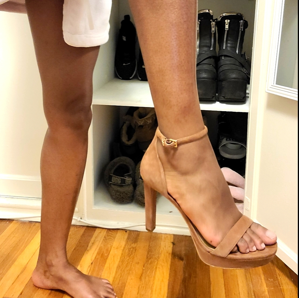 Michael Khosla Single strap heels